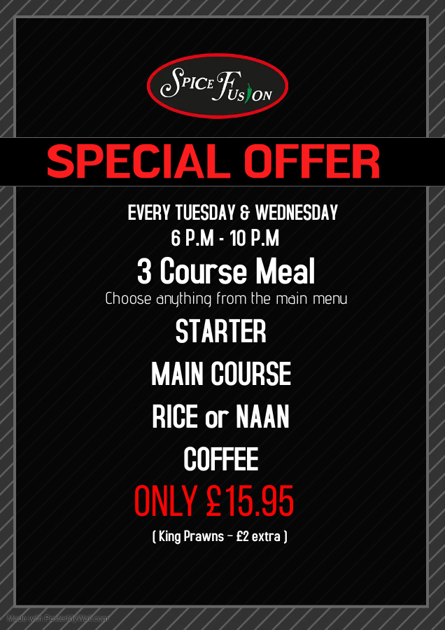 Mid week offer near me